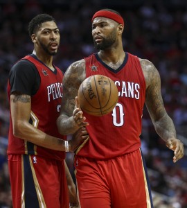 Anthony Davis DeMarcus Cousins vertical