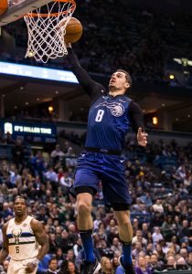 Mario Hezonja of the Orlando Magic vertical